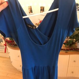 Bycorpus mini dress with cute back detail.